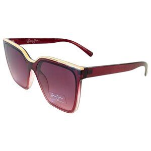 New Sean John Women's Burgundy & Gold Designer Sunglasses / Rose Gradient Lenses